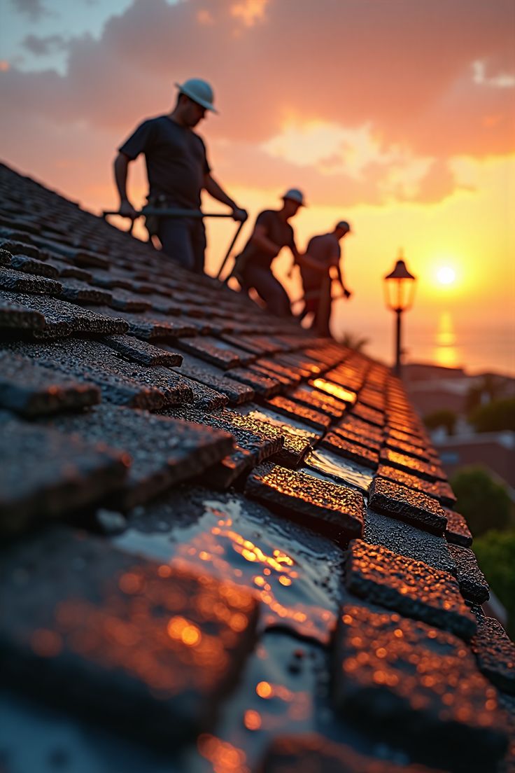Tile roof inspection