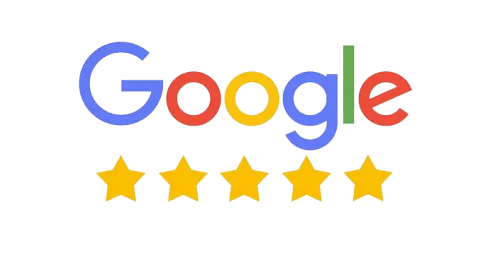 5-star rating on Google